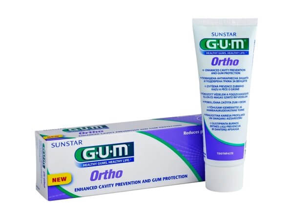 Pastă de dinți tip gel GUM Ortho - 75ml